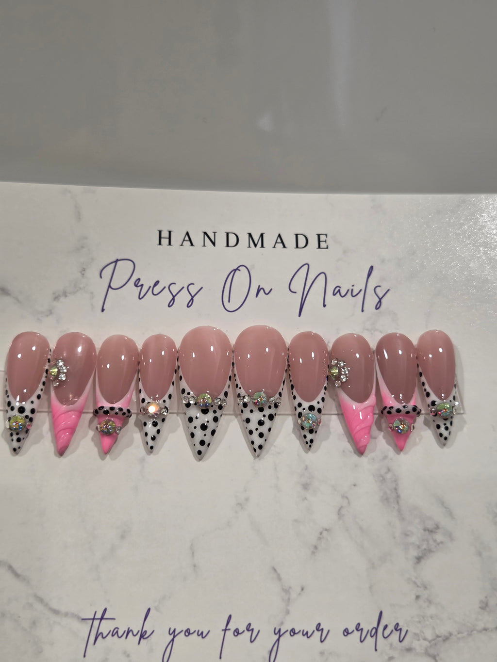 Pink Polka Luxe