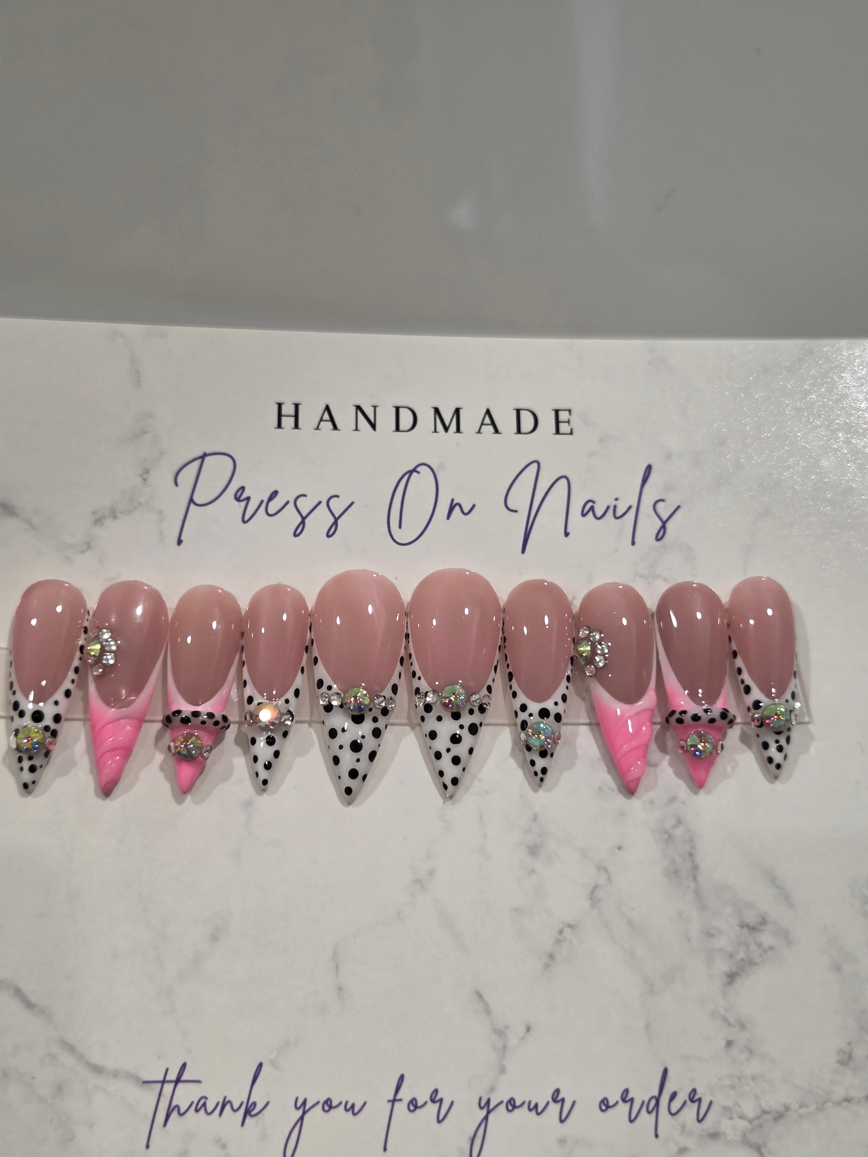 Pink Polka Luxe
