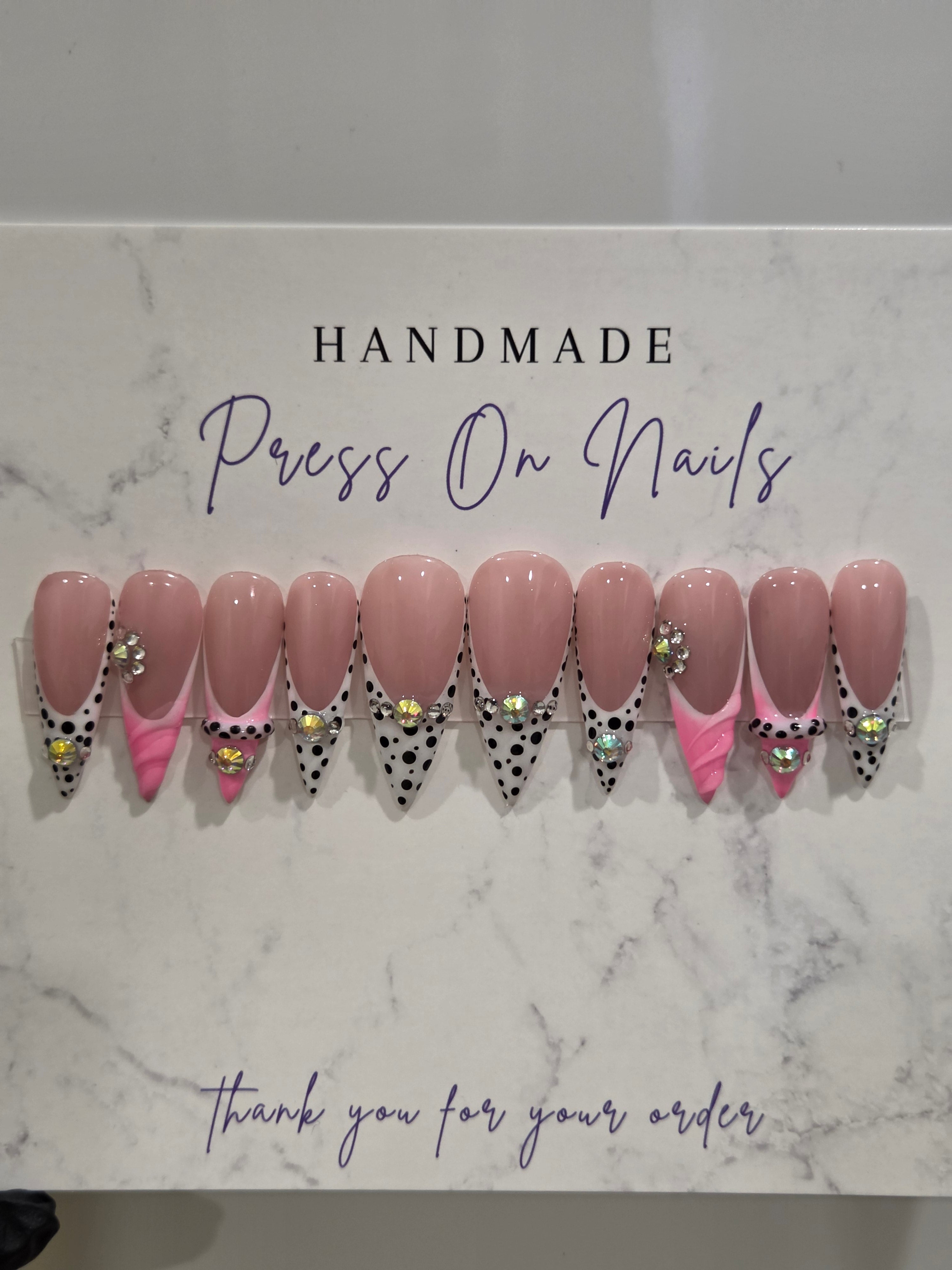 Pink Polka Luxe